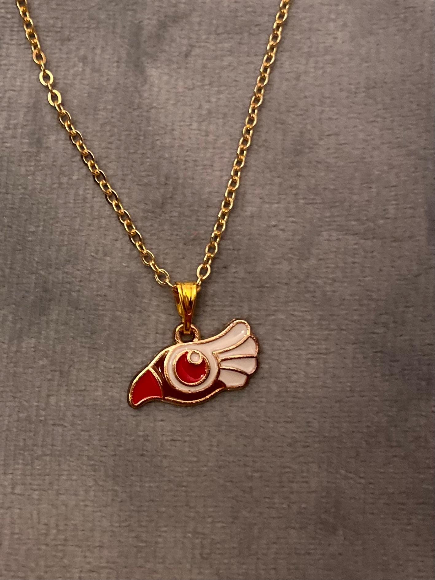 Cardcaptor Sakura Necklace Gold Imitation Jewelry for Anime Lover Gift