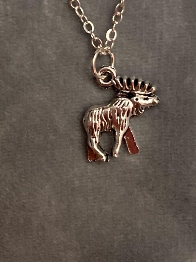 Älghalsband Silverimitation Svensk Souvenir