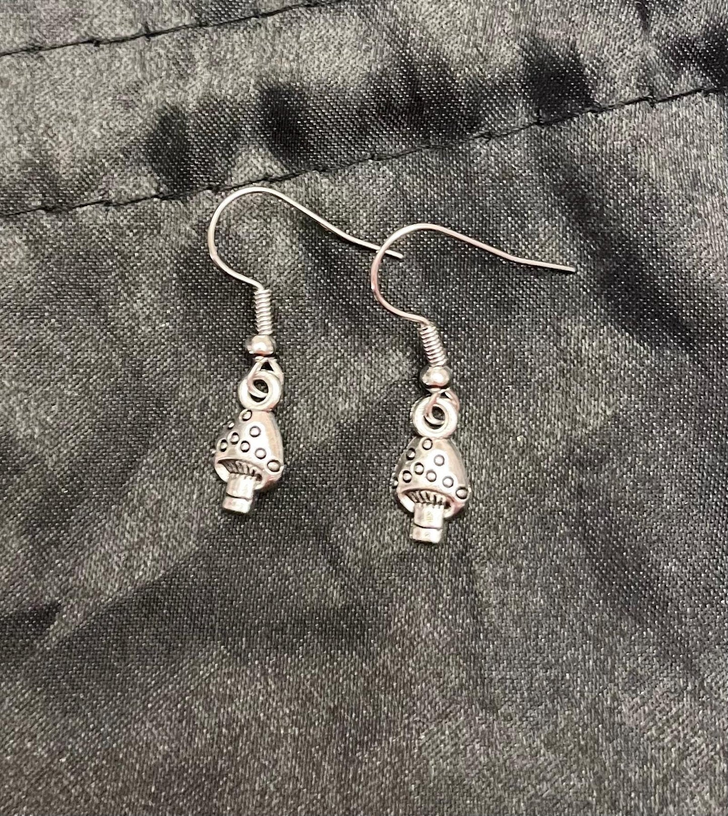 Mushroom Earrings Cottage Core Gift for Fairy Core Nature Lover Jewelry Mushroom Pendants