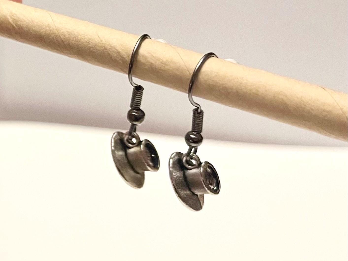 Örhängen tekoppar silver imitation kaffekopp berlock kopp miniatyr 
