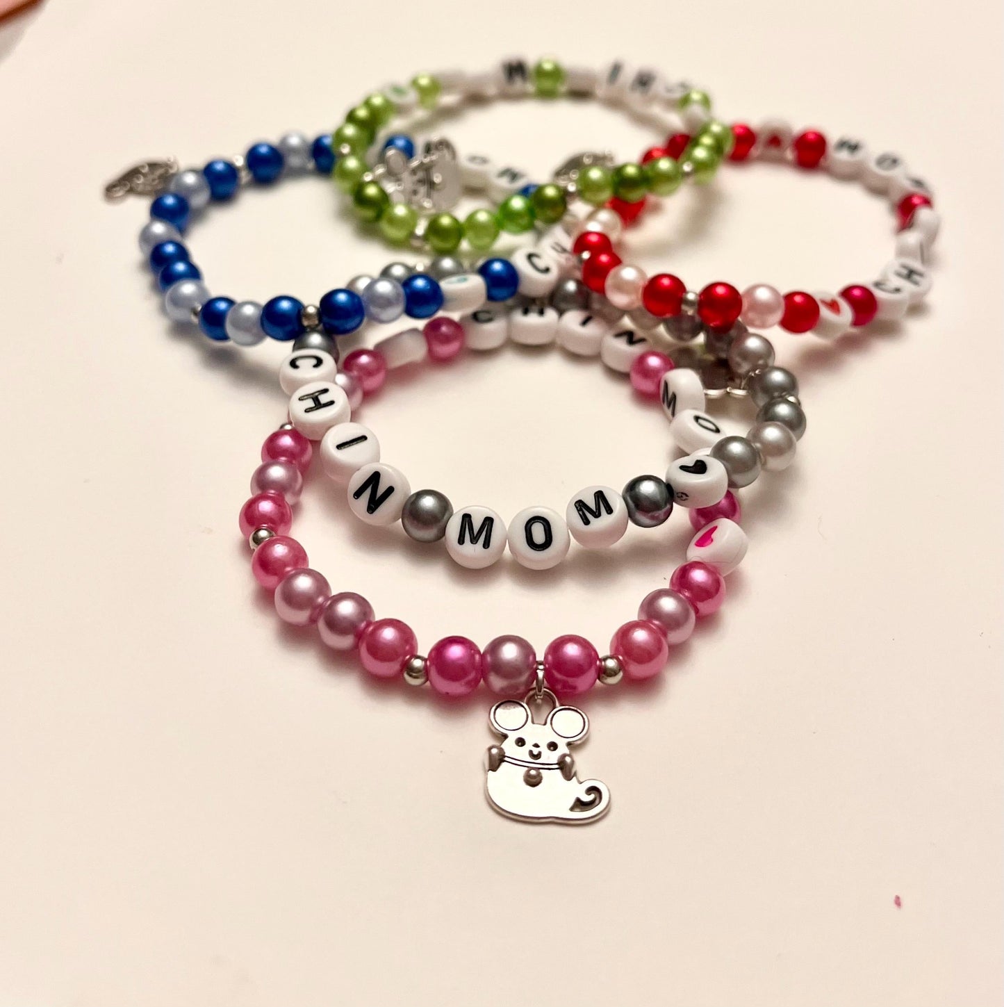 Chin Mom armband Chinchilla mamma present till chinchillaägare smycken för chinchillaälskare