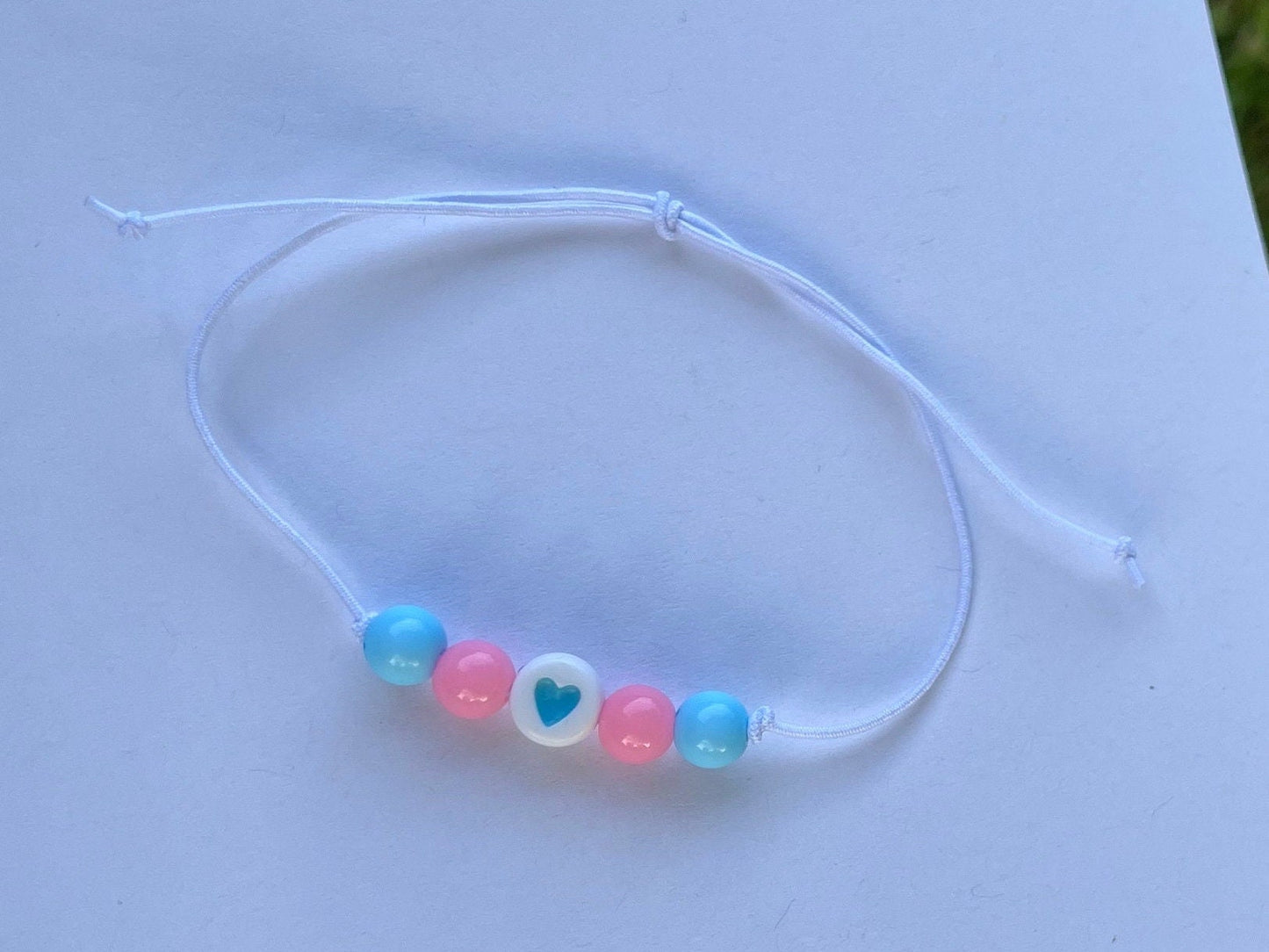Trans Armband Transgender Smycken Justerbart Handgjort HBTQ+ Accessoarer för Pride Månaden Transexuell armband