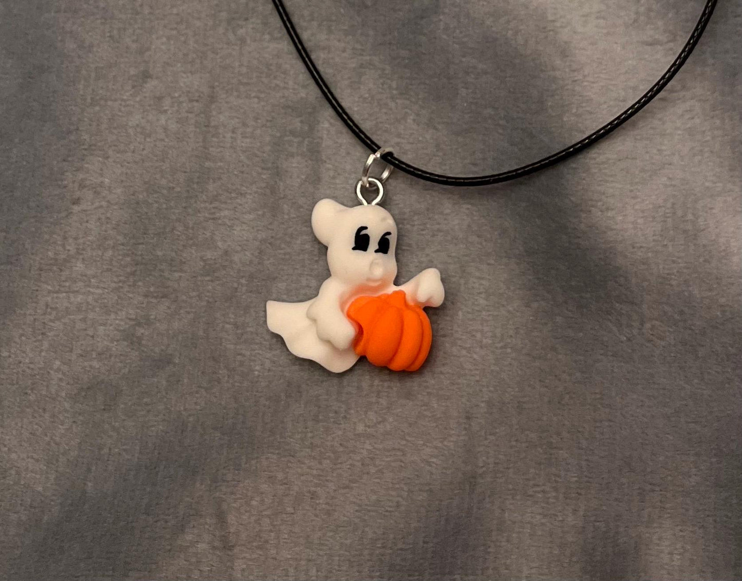 Halsband Halloween Choker Spöke Berlock Katt Hänge Söt Halloween Smycken Pumpa Halsband