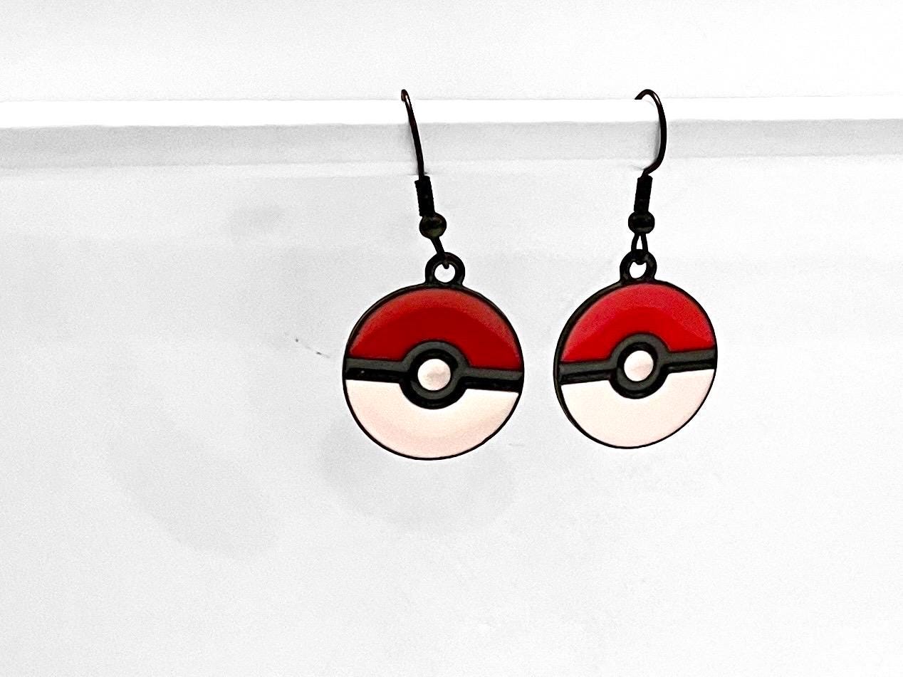 Pokeball örhängen Pokémon smycke Nintendo Pokeball-berlock Gamer present till Pokémon-fan