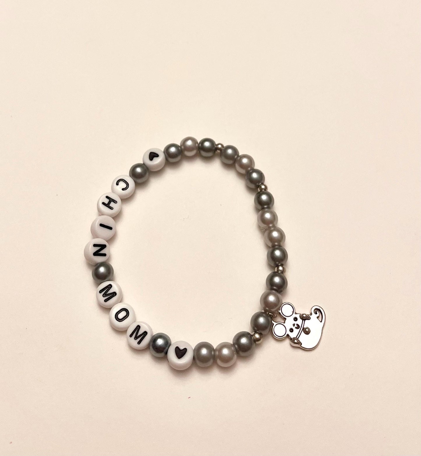 Chin Mom armband Chinchilla mamma present till chinchillaägare smycken för chinchillaälskare